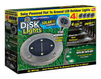 Bell + Howell Solar Powered LED Landscape Lighting 4 pk