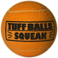 Petsport Tuff Ball Orange Polyster/Rubber Squeak Mesh Ball Dog Toy 3 pk