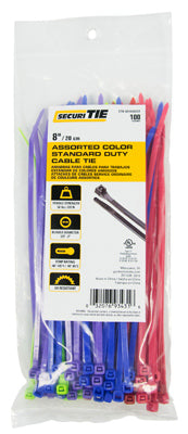 Standard Duty Cable Tie, 8-In., 100-Pk.