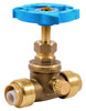 SharkBite 1/2 in. PTC X 1/2 in. Brass Stop Valve with Drain