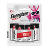 Energizer Max C Alkaline Batteries 4 pk Carded (Pack of 12)