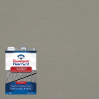 Thompson's WaterSeal Solid Coastal Gray Waterproofing Wood Stain and Sealer 1 gal (Pack of 4).