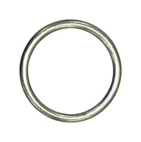 Baron Jumbo Nickel Plated Silver Steel 1 in. L Ring 1 pk