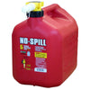 No-Spill Plastic Gas Can 5 gal (Pack of 2)