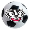 University of Wisconsin Badgers Soccer Ball Rug - 27in. Diameter