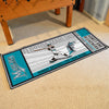 MLB - Miami Marlins Retro Collection Ticket Runner Rug - 30in. x 72in. - (1993 Florida Marlins)