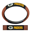 NFL - Green Bay Packers Football Grip Steering Wheel Cover 15" Diameter