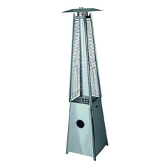 Living Accents 40000 BTU Propane Stainless Steel Pyramid Patio Heater ...