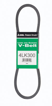 Mitsuboshi Super KB 4LK300 V-Belt 0.5 in. W X 30 in. L For Riding Mowers