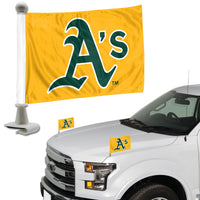 MLB - Oakland Athletics Ambassador Car Flags - 2 Pack