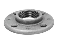 Anvil 1-1/2 in. FPT Black Malleable Iron Floor Flange