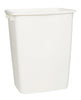 Rubbermaid 9 gal. Bisque Open Top Wastebasket (Pack of 6)