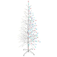 Celebrations LED Multi Birch 5.5 ft. Yard Decor