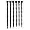 EasyFlex 8 in. L X 0.5 in. H Plastic Black Anchoring Spike (Pack of 18)