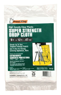 Frost King 9 ft. W X 12 ft. L X 0.47 mil Plastic Drop Cloth 1 pk