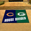 NFL House Divided - Bears / Packers House Divided Rug