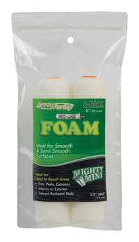 Arroworthy ProLine Foam 6.5 in. W X 3/8 in. S Mini Paint Roller Cover (Pack of 12)