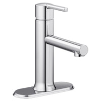 Moen Arlys Chrome Single-Handle Bathroom Sink Faucet 4 in.