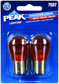 Peak Halogen Parking/Stop/Tail/Turn Miniature Automotive Bulb 7507