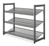 Whitmor 24.6 in. H X 29.4 in. W X 12 in. L Metal Shoe Rack