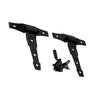 National Hardware 8-13/16 in. L Black Steel Gate Hardware Kit 1 pk