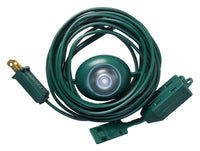 Woods Indoor 15 ft. L Green Extension Cord with Switch 16/2