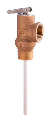 Watts 3/4 in. MNPT Brass Temperature and Pressure Relief Valve 3/4 in. FNPT 1 pk