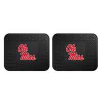 University of Mississippi (Ole Miss) Back Seat Car Mats - 2 Piece Set