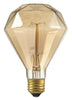 Globe Electric Designer Diamante 40 W BR30 Decorative Incandescent Bulb E26 (Medium) Amber 1 pk