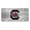 University of South Carolina 3D Stainless Steel License Plate