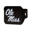 University of Mississippi (Ole Miss) Black Metal Hitch Cover