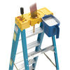 Werner 6 ft. H Fiberglass Step Ladder Type I 250 lb. capacity