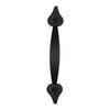 Acorn Rustic Traditional Spear Pull Spear Cabinet Pull Iron Black Black 1 pk