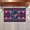 NFL - Houston Texans Holiday Sweater Rug - 19in. x 30in.