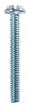 Hillman No. 1/4-20 X 2 in. L Combination Round Head Zinc-Plated Steel Machine Screws 100 pk