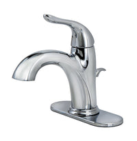 Oak Brook Pacifica Chrome Mid Arc 1.2 GPM 1-Handle Lavatory Pop-Up Faucet 4 in.