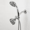 Waxman Consumer Group 8364021 Chrome Serene Premium Dual 6-Spray Fixed & Handheld Shower Heads