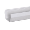 Amerimax 4.5 in. H x 3.3 in. W x 120 in. L White Vinyl Gutter (Pack of 8)