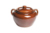 Fox Run 9.5 in. W X 6.75 in. L Bean Pot Brown 1 pc