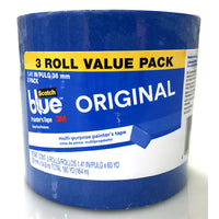 ScotchBlue 1.41 in. W X 60 yd L Blue Medium Strength Original Painter's Tape 3 pk