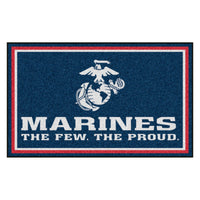 U.S. Marines 4ft. x 6ft. Plush Area Rug