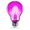 Feit A19 E26 (Medium) Filament LED Bulb Pink 30 Watt Equivalence 1 pk