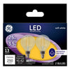 GE G16 E12 (Candelabra) LED Bulb Soft White 25 Watt Equivalence (Pack of 6)