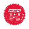 Diablo 7-1/4 in. D X 5/8 in. TiCo Hi-Density Carbide Circular Saw Blade 40 teeth 1 pk