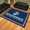 U.S. Marines 8ft. x 10 ft. Plush Area Rug