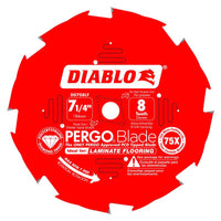 Diablo Pergo Blade 7-1/4 in. D X 5/8 in. Laminate Flooring PCD Circular Saw Blade 8 teeth 1 each