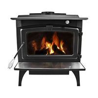 Pleasant Hearth 2200 sq ft Classic Wood Burning Stove 295 lb. cap.