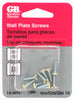 Gardner Bender Ivory Metal Wall Plate Screws 10 pk