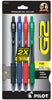 Pilot 31034 Ultra Fine Assorted G2® Retractable Gel Pens (Pack of 6)