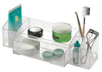 InterDesign 42930 12" X 3" X 2.5" Med+ Drawer Caddy Organizer (Pack of 4)